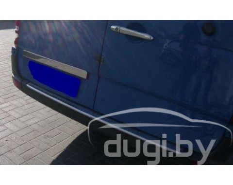 Хром накладка на задний бампер (нерж.) для Crafter